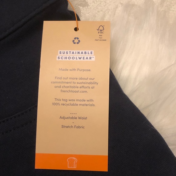 NWT French Toast Girls' Skinny 5 Pocket Knit Pant💙size 20 - Picture 9 of 14